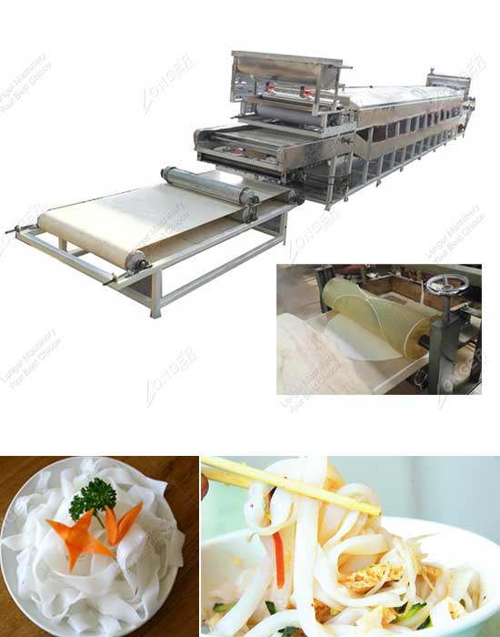 chinese rice noodle machine