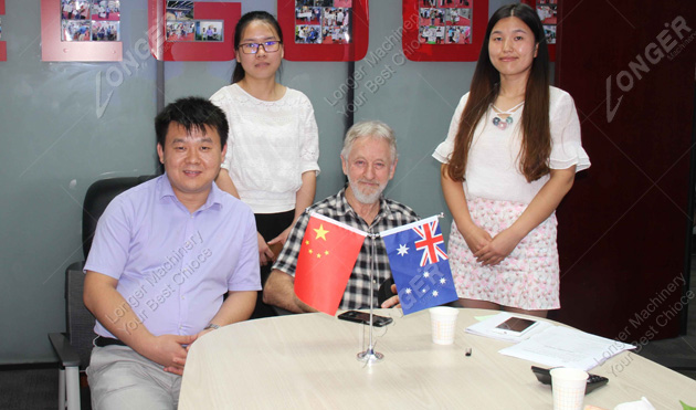 australia customer visit
